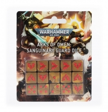 Warhammer 40K - Arks of Omen: Sanguinary Guard Dice Set