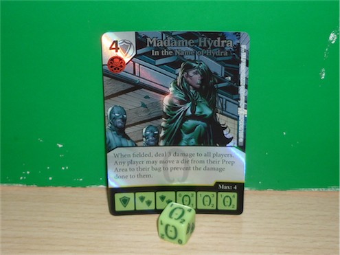 Foil MADAME HYDRA IN THE NAME OF HYDRA 102 Deadpool Marvel Dice Masters Rare