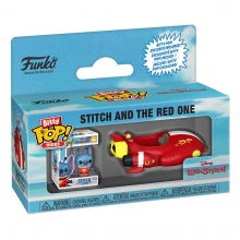 Lilo & Stitch Bitty POP! Rides Vinyl Figura Stitch and The Red One