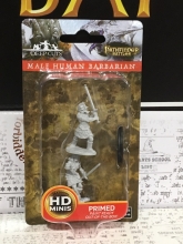 Pathfinder Battles Deep Cuts Unpainted Miniatures - Male Human Barbarian