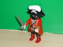 Playmobil Piratas / Pirates - Capitán Pirata con espada mosquetera
