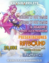 Presentaci�n Riftbound Radiance (S�bado 17/10, 17:00 h.)
