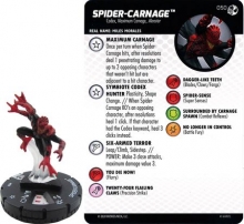 Marvel HeroClix Spider-Man and Venom Absolute Carnage: 050 Spider-Carnage