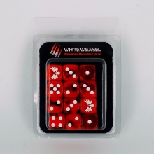 Dados rojo y negro para jugar �ngeles Sangrientos