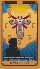 Seven of Cups X of Swords Marvel Heroclix Tarot Card