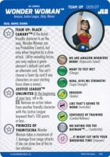 DC HeroClix Justice League Unlimited: 009.07 Wonder Woman Team Up Card