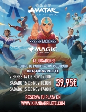 Presentacin MTG Avatar (Sbado 15/11, 10:00 h.)