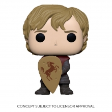 Juego de tronos POP! TV Vinyl Figura Tyrion w/Shield 9 cm