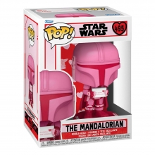 Star Wars Valentines POP! Star Wars Vinyl Figura The Mandalorian 9 cm