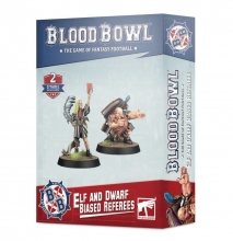 Blood Bowl rbitros poco imparciales Elf y Dwarf