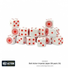 Bolt Action Imperial Japanese D6 Dice (16)