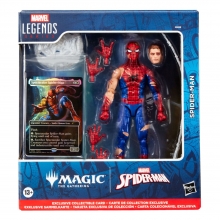 Marvel Legends Magic: The Gathering Figura Battle-Damaged Spider-Man (con carta exclusiva metalizada) 15 cm