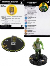 Psycho-Man #057 w/ Emotional Modifier #S006 Fantastic Four Future Foundation Heroclix