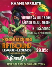 Presentaci�n Riftbound Vendetta (S�bado 25/07, 10:00 h.)