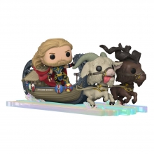 Thor: Love & Thunder POP! Rides Super Deluxe Vinyl Figura Thor & Goat Boat 13 cm