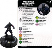 Task Force Mercenary #012 Black Widow Movie Gravity Feed Heroclix
