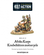 BOLT ACTION - AFRIKA KORPS KRADSCHTZEN MOTORCYCLE - EN