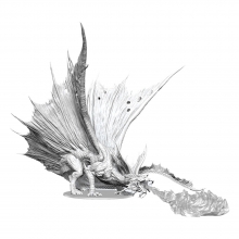 D&D Nolzurs Marvelous Miniatures Miniatura sin pintar Adult Gold Dragon