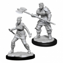 D&D Nolzurs Marvelous Miniatures - Orc Barbarian Female