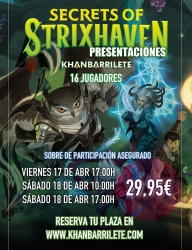Presentaciones MTG Secrets of Strixhaven