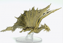 Ancient Gold Dragon - Icons of the Realms Spelljammer Adventures in Space (Ship Scale)
