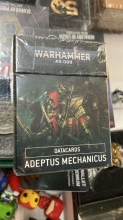 TARJETAS DE DATOS / DATACARDS: ADEPTUS MECHANICUS (INGLS)