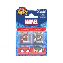Spider-Man Pack de 2 Figuras Bitty POP! Vinyl Spider-Man&Vnm 2,5 cm