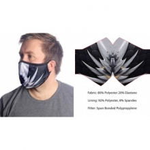 Wild Bangarang Face Mask - BLACK DRAGON Size M